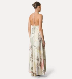 forte_forte Robes^robe à fines bretelles avec imprimé “the secret garden” pesco