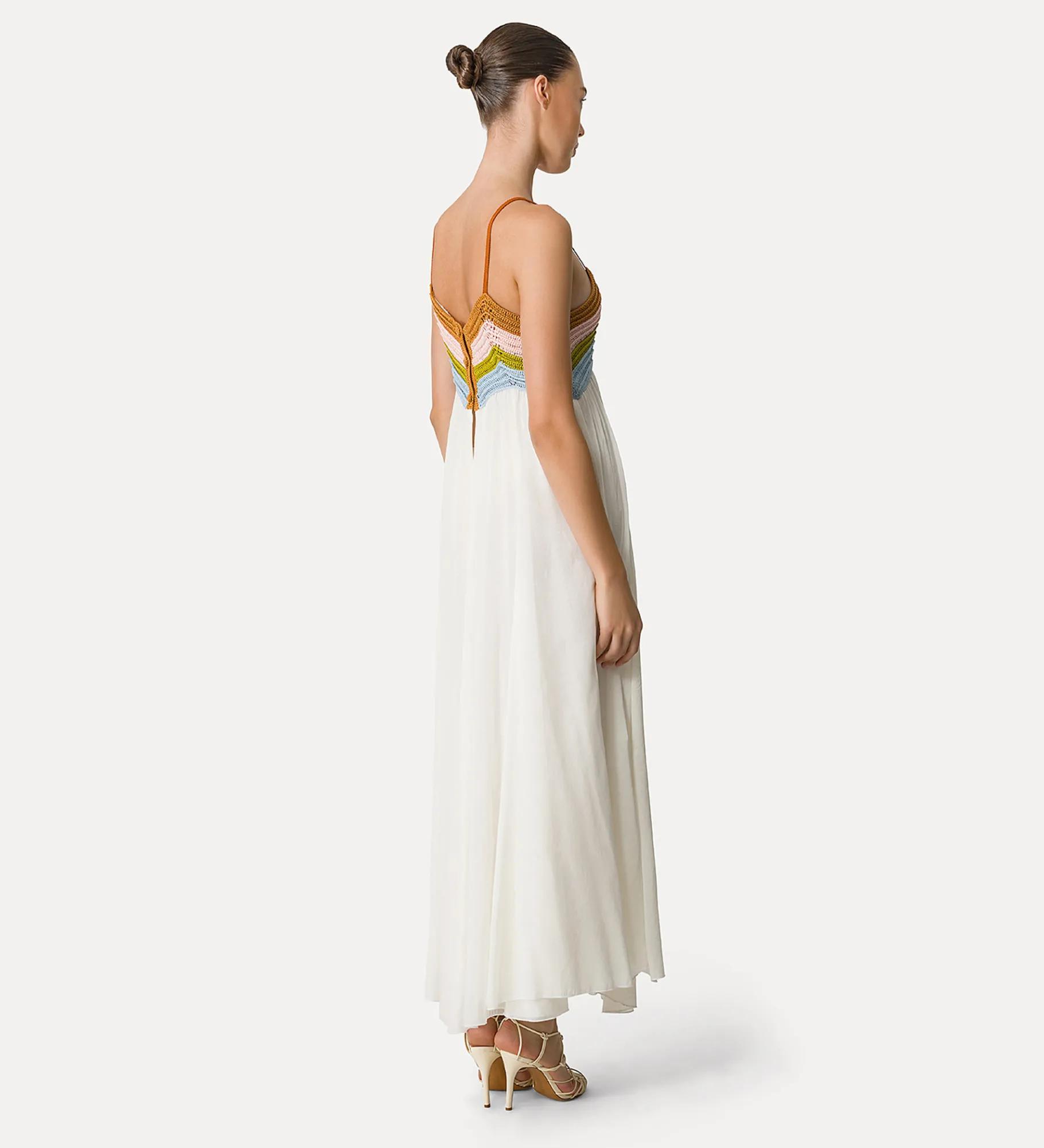 forte_forte Robes^robe avec corsage au crochet garden
