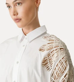 forte_forte Robes^robe chemise en popeline giglio