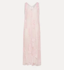 forte_forte Robes^robe en dentelle oyster