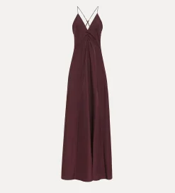 forte_forte Robes^robe en pure soie black orchid