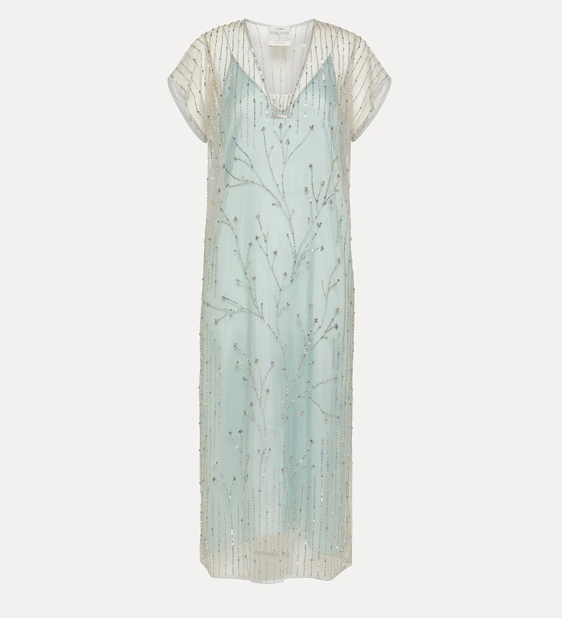 forte_forte Robes^robe en tulle avec broderie “firefly” firefly