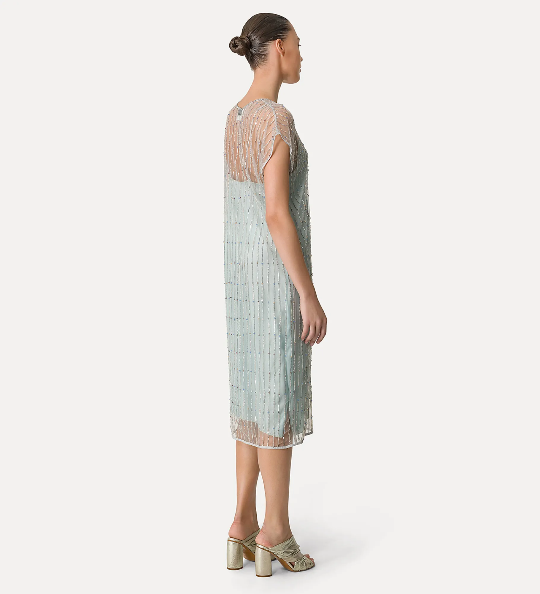 forte_forte Robes^robe en tulle avec broderie “firefly” firefly