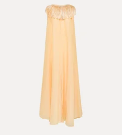 forte_forte Robes^robe en voile avec franges sole