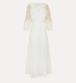 forte_forte Robes^robe en voile avec incrustations giglio