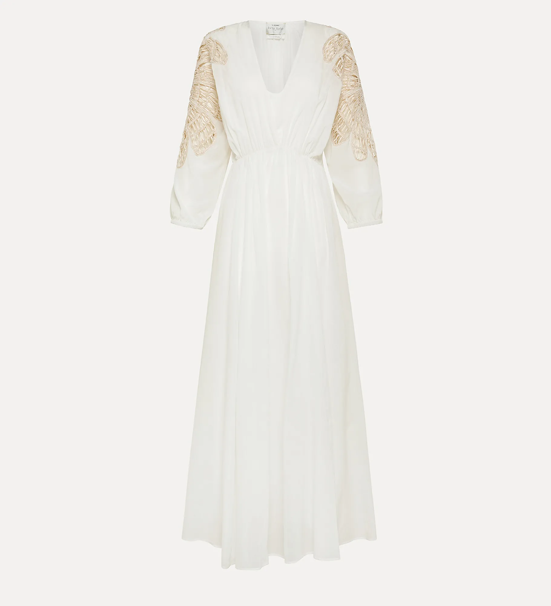 forte_forte Robes^robe en voile avec incrustations giglio