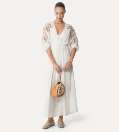 forte_forte Robes^robe en voile avec incrustations giglio