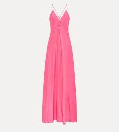 forte_forte Robes^robe nuisette en soie ortensia