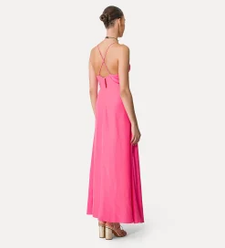 forte_forte Robes^robe nuisette en soie ortensia