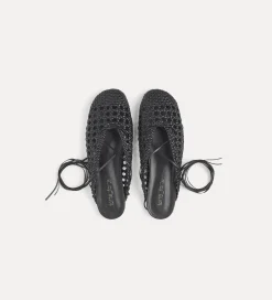 forte_forte Chaussures^sabots tressés noirs nero
