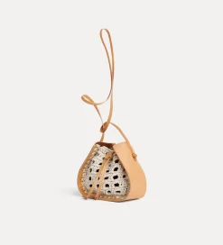 forte_forte Sacs Et Ceintures^sac seau en cuir et crochet naturale