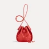 forte_forte Sacs Et Ceintures^sac seau en cuir souple orange