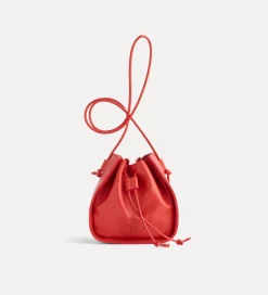 forte_forte Sacs Et Ceintures^sac seau en cuir souple orange