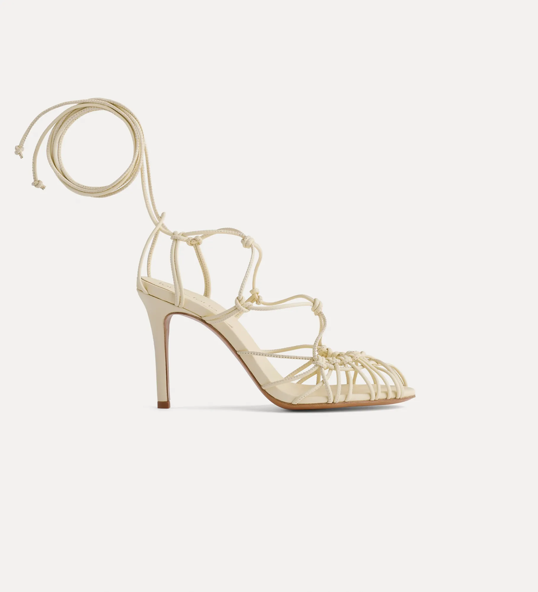 forte_forte Chaussures^sandales à talon fin ivory