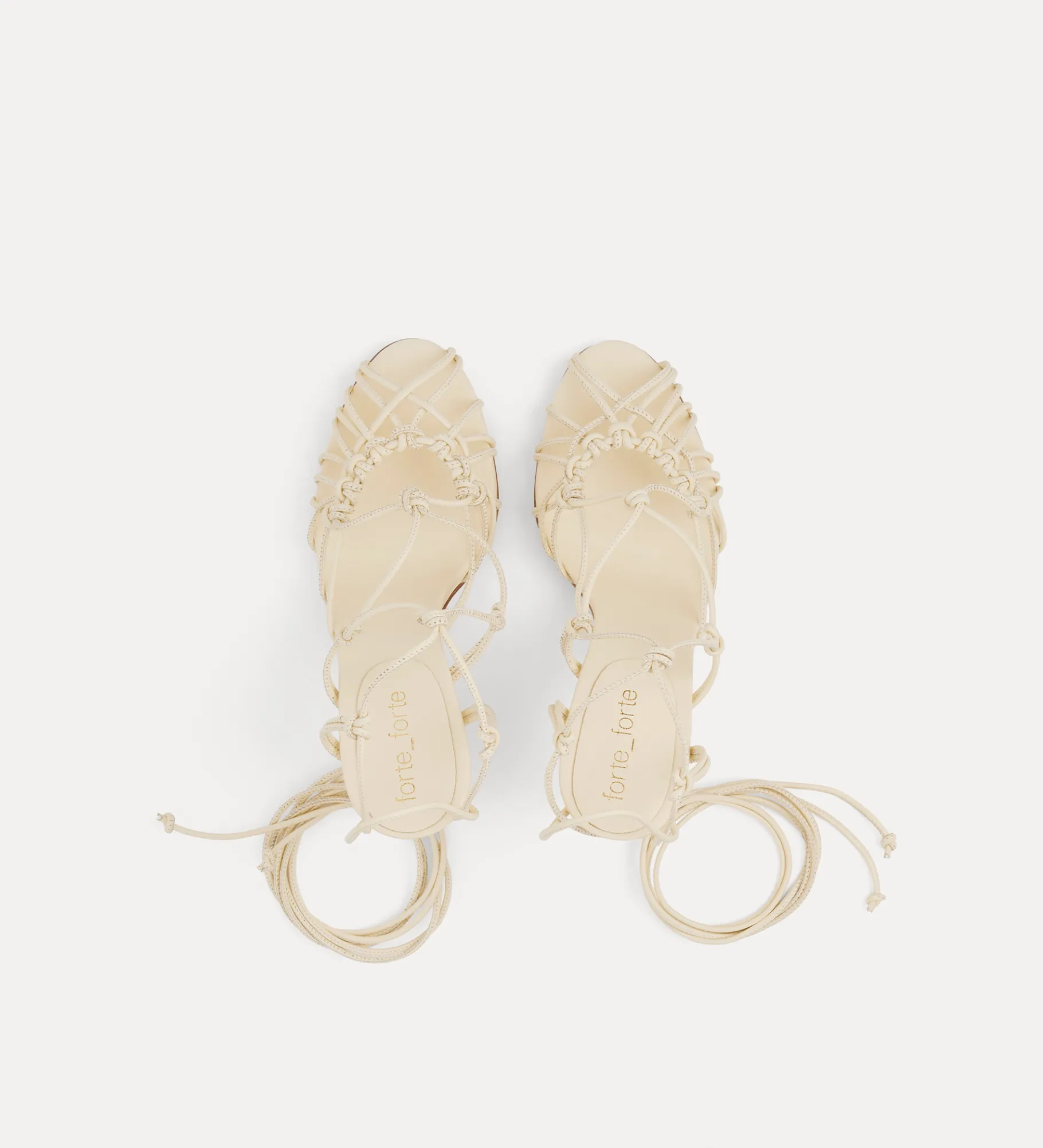 forte_forte Chaussures^sandales à talon fin ivory