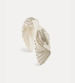 forte_forte Bijoux^serre-tête orné de strass ivory