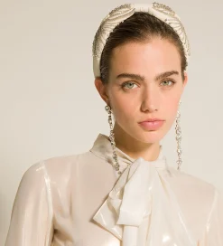 forte_forte Bijoux^serre-tête orné de strass ivory