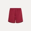 forte_forte Pantalons^short en coton ruby