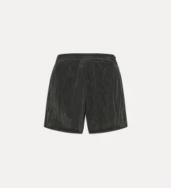 forte_forte Pantalons^short en satin noir