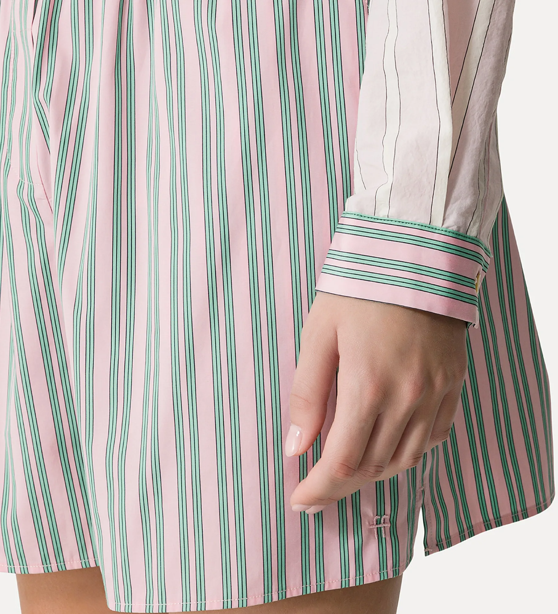 forte_forte Pantalons^short pour femme en popeline rose