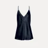 forte_forte Hauts^top satin de soie brillant abisso