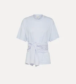forte_forte Hauts^t-shirt avec nœud nuage