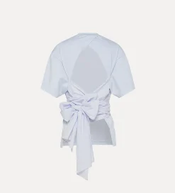 forte_forte Hauts^t-shirt avec nœud nuage