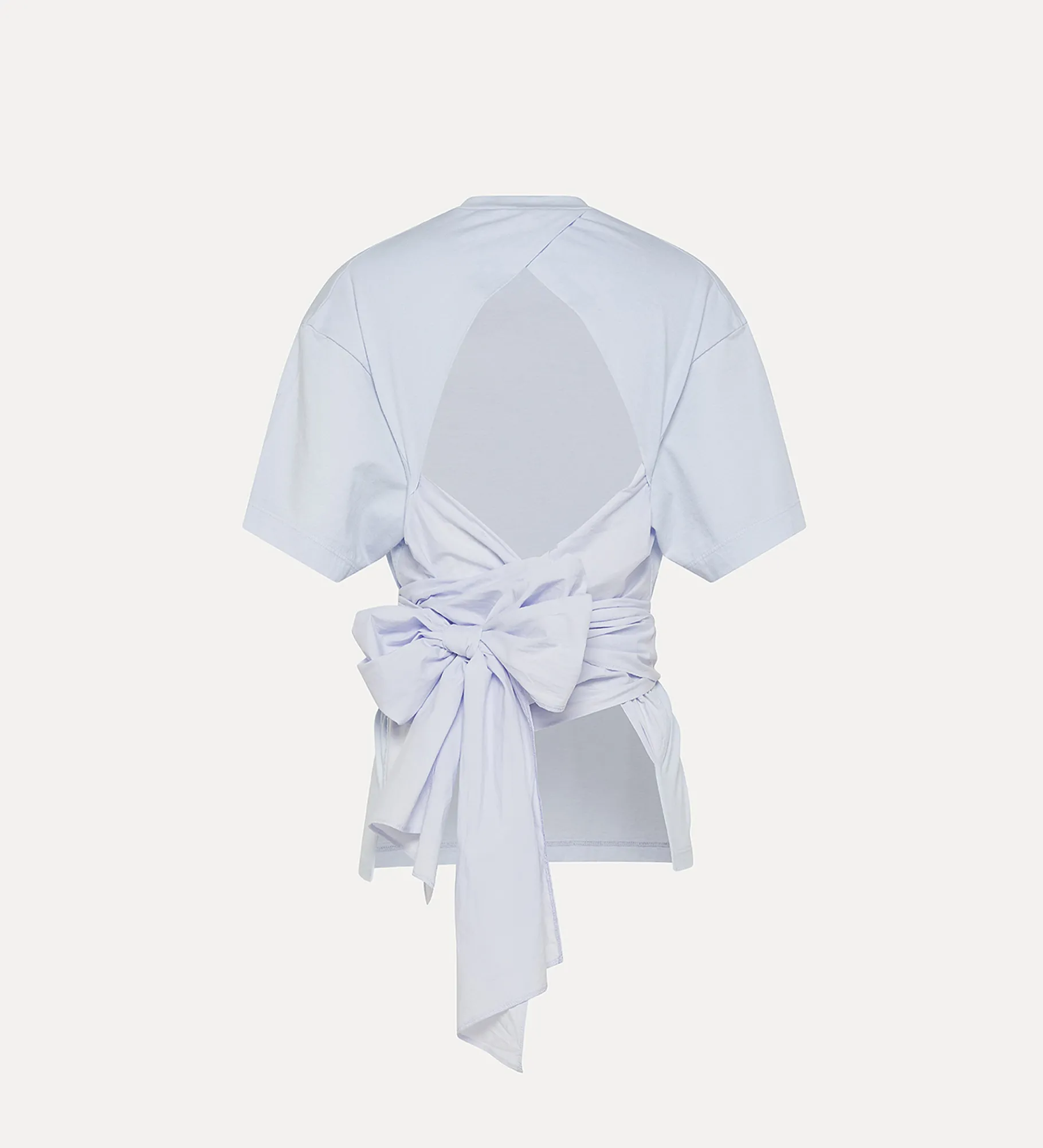 forte_forte Hauts^t-shirt avec nœud nuage