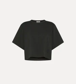 forte_forte Hauts^t-shirt court noir nero