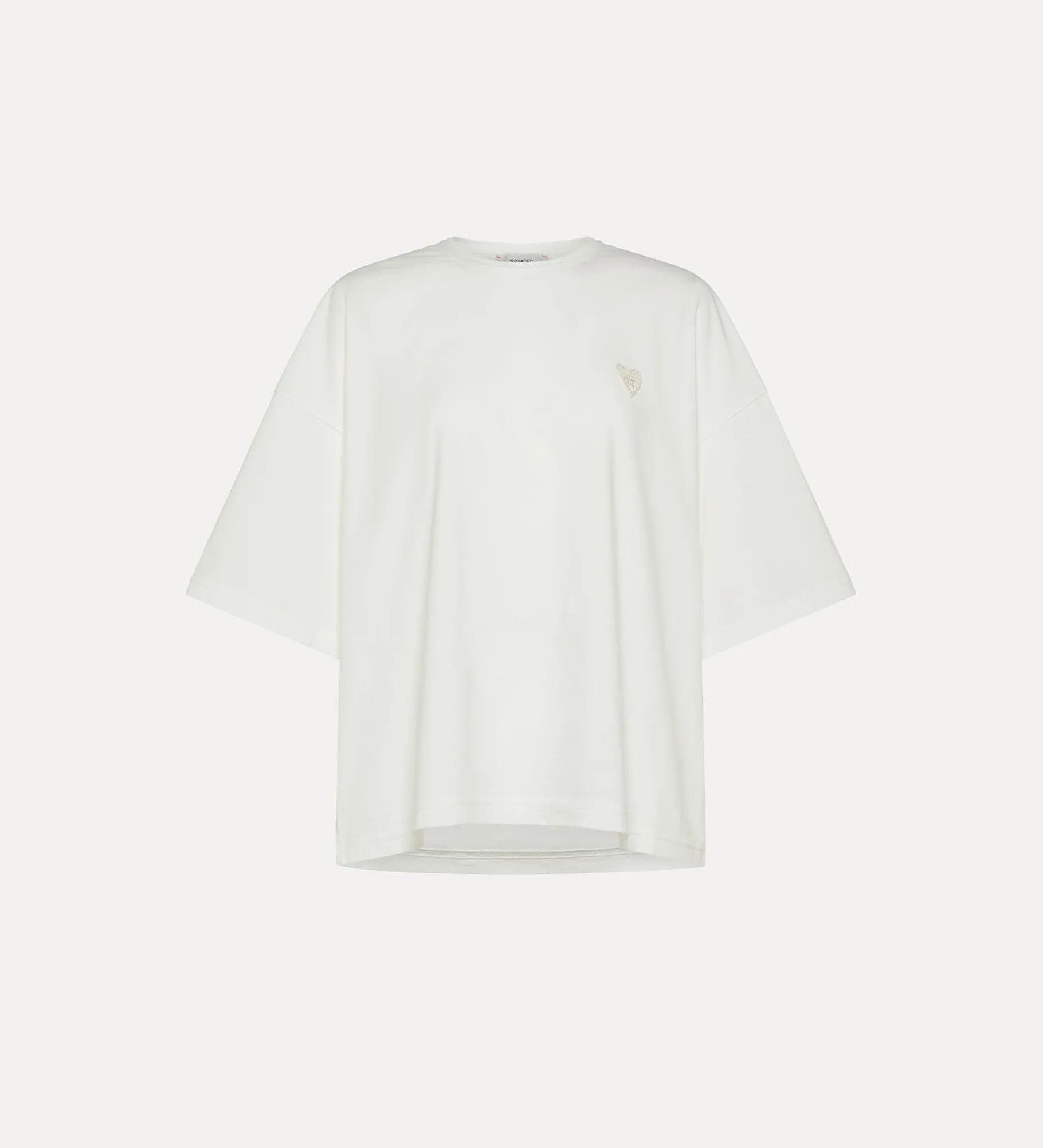 forte_forte Hauts^t-shirt oversize bianco