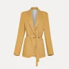 forte_forte Vestes^veste avec ceinture à la taille grano