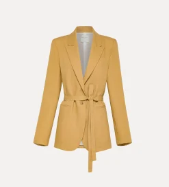 forte_forte Vestes^veste avec ceinture à la taille grano
