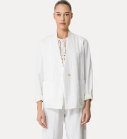 forte_forte Vestes^veste droite en coton giglio