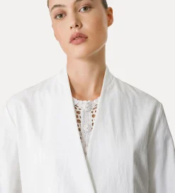 forte_forte Vestes^veste droite en coton giglio