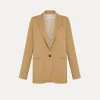 forte_forte Vestes^veste en crêpe cady dune
