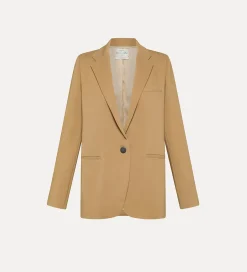 forte_forte Vestes^veste en crêpe cady dune