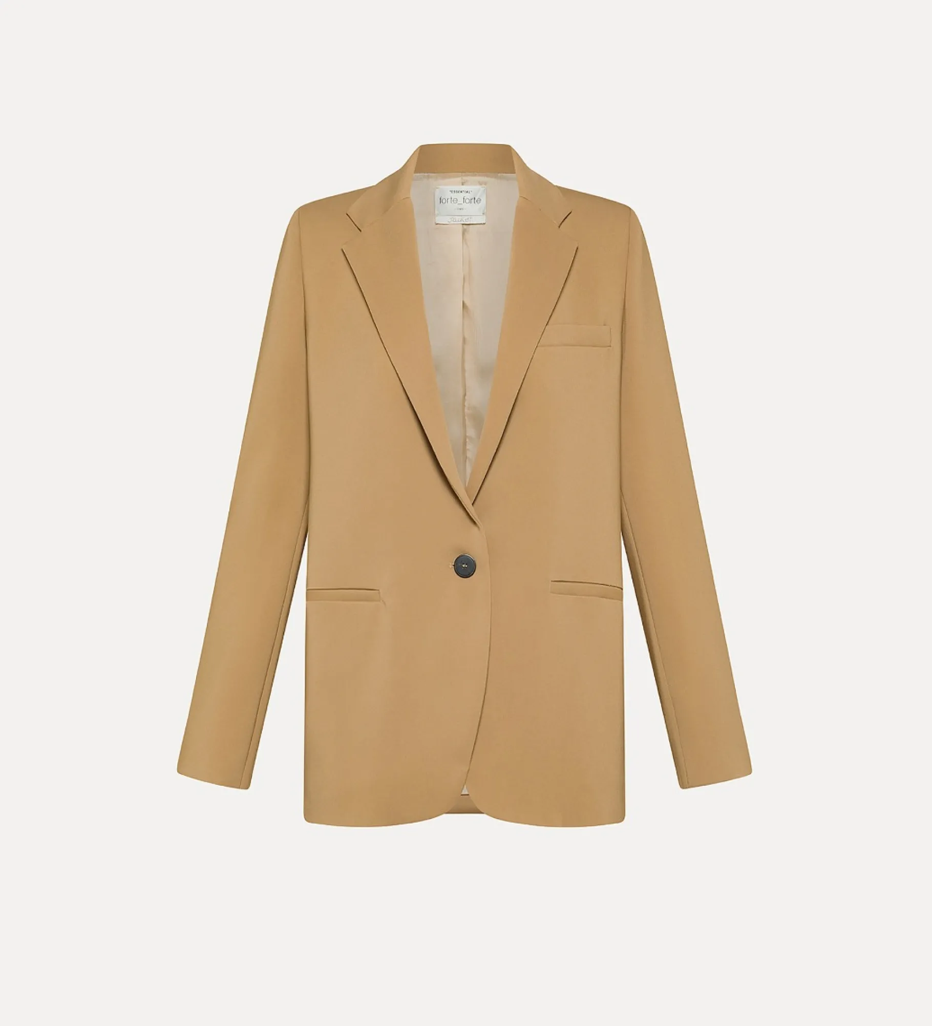 forte_forte Vestes^veste en crêpe cady dune