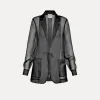 forte_forte Vestes^veste en organza de soie noir