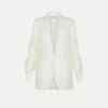 forte_forte Vestes^veste en organza de soie giglio