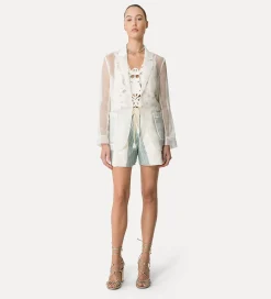 forte_forte Vestes^veste en organza de soie giglio
