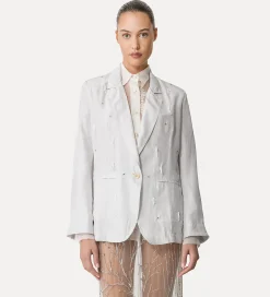 forte_forte Vestes^veste en soie habotai avec petites perles madreperla