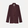 forte_forte Vestes^veste en soie pour femme black orchid
