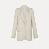 forte_forte Vestes^veste en viscose et laine sable dune