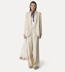 forte_forte Vestes^veste en viscose et laine sable dune