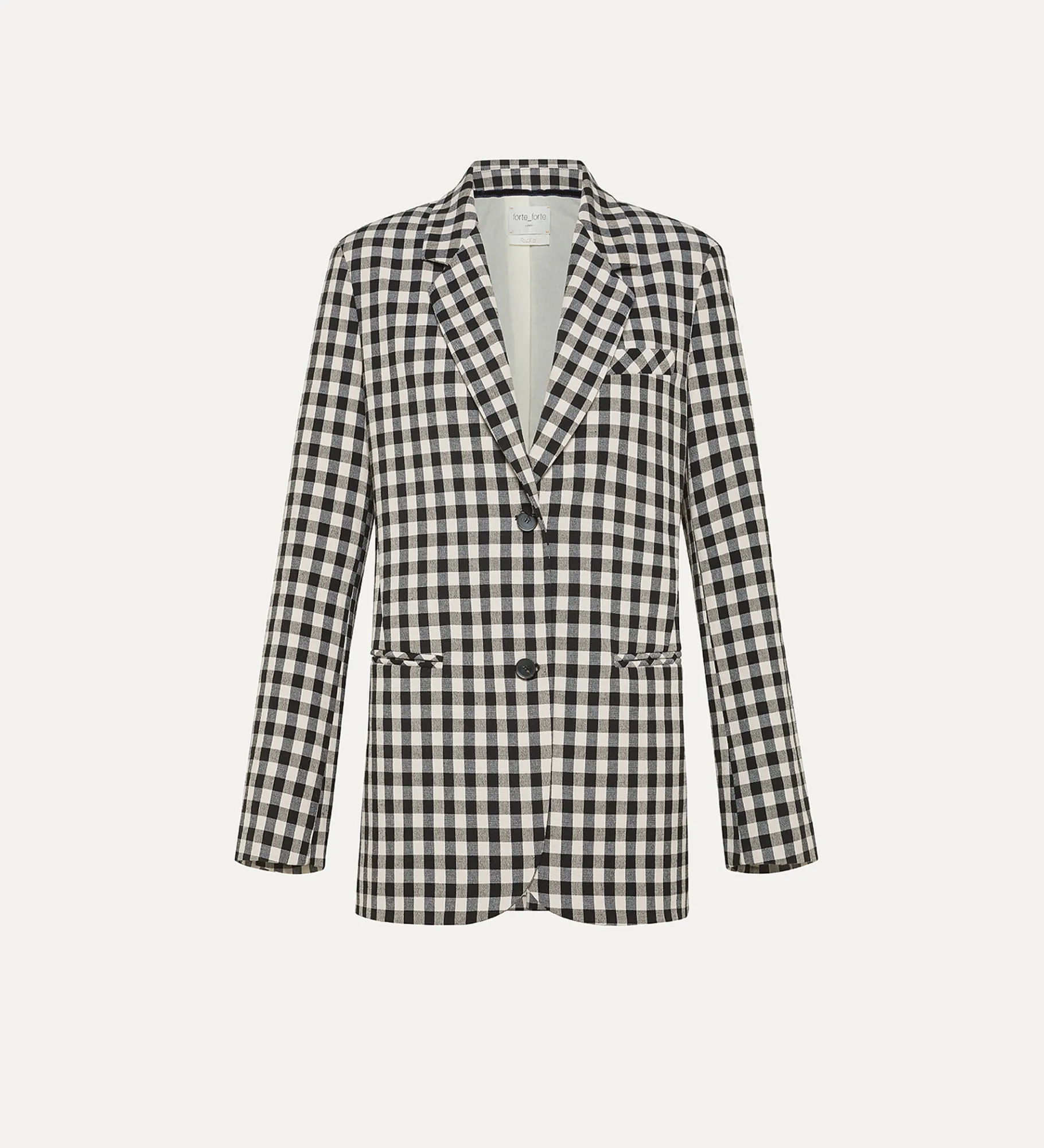 forte_forte Vestes^veste oversize en vichy abisso