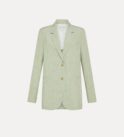 forte_forte Vestes^veste oversize pour femme fil à fil aloe