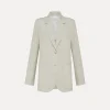 forte_forte Vestes^veste oversize pour femme fil à fil madreperla